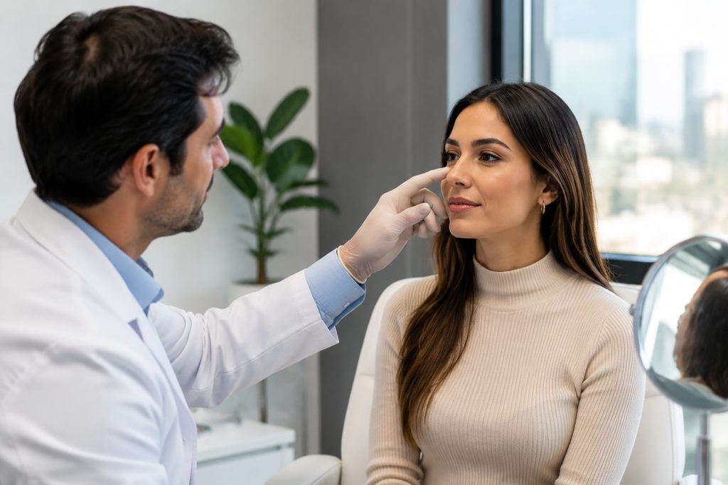 natural rhinoplasty China price - medical illustration