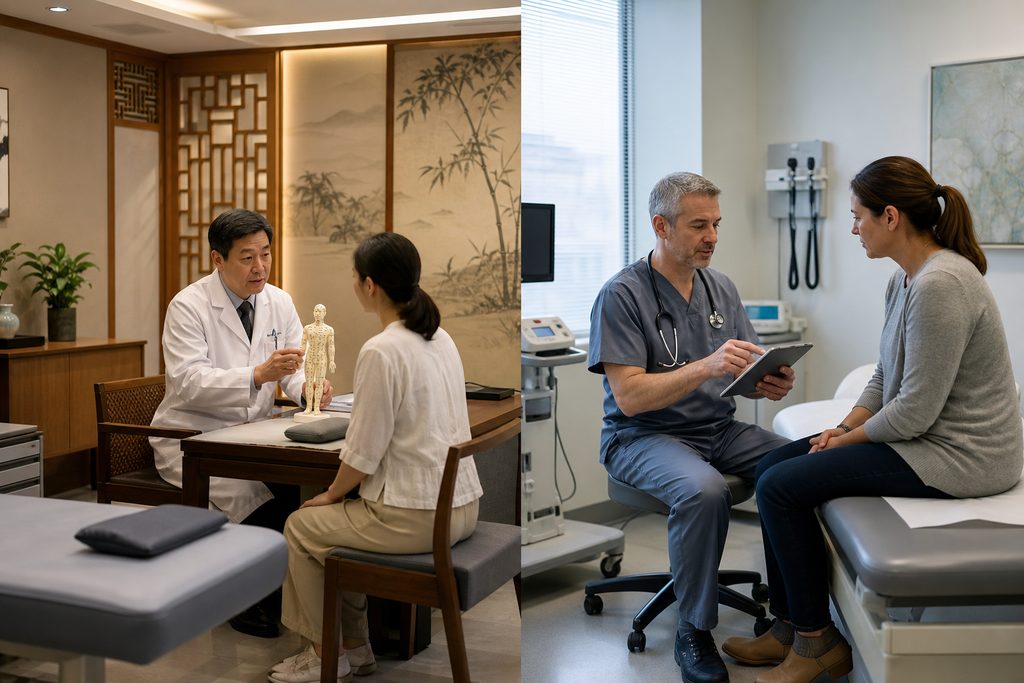 pain management cost China vs Western ho - medical illustration