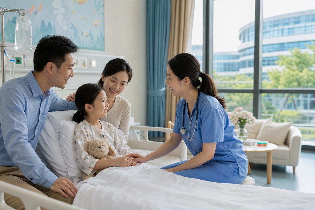 children's hospital pediatric surgery co - medical illustration