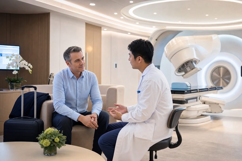 proton therapy cost China - medical illustration