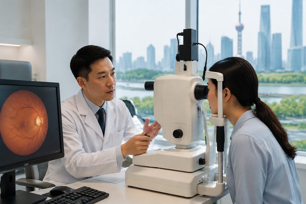 retina specialist Shanghai price - medical illustration
