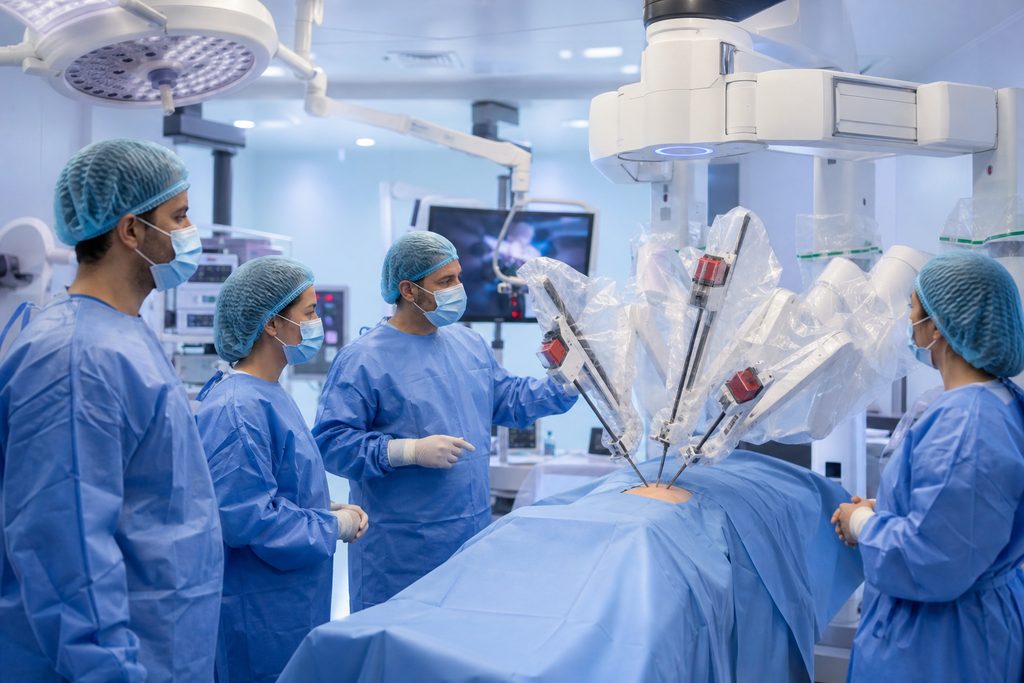 robotic prostate surgery cost China - medical illustration