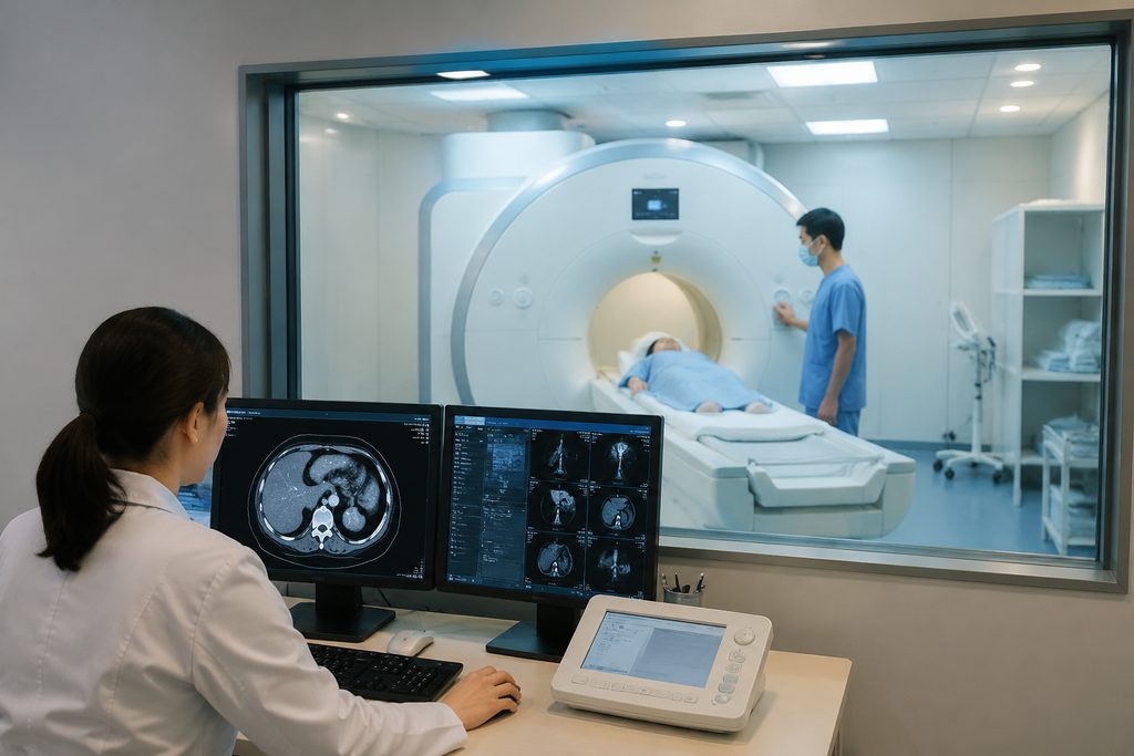 same day MRI CT scan China cost - medical illustration