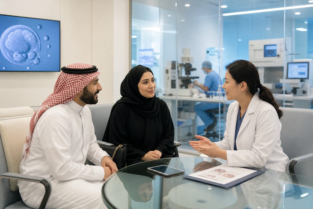 ivf cost China for Saudi patients - medical illustration