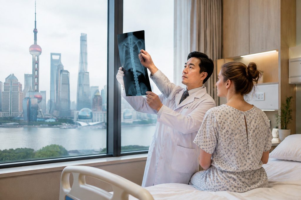 scoliosis surgery cost Shanghai Changzhe - medical illustration