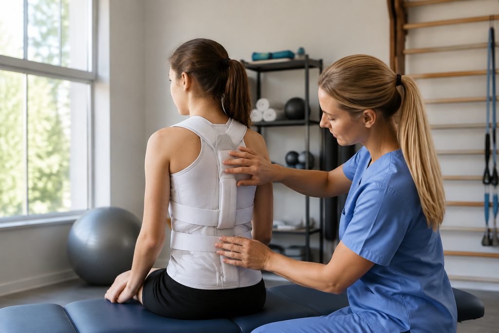 scoliosis surgery cost China - medical illustration