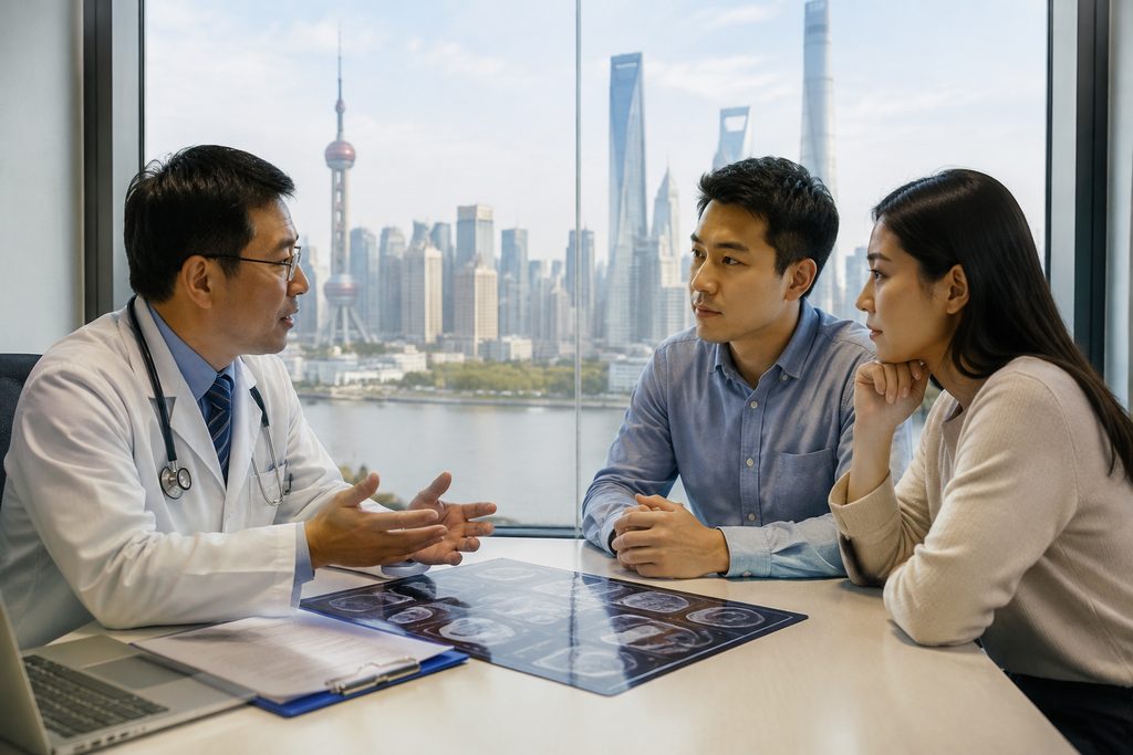 compare Shanghai vs Jiangsu hospital rev - medical illustration