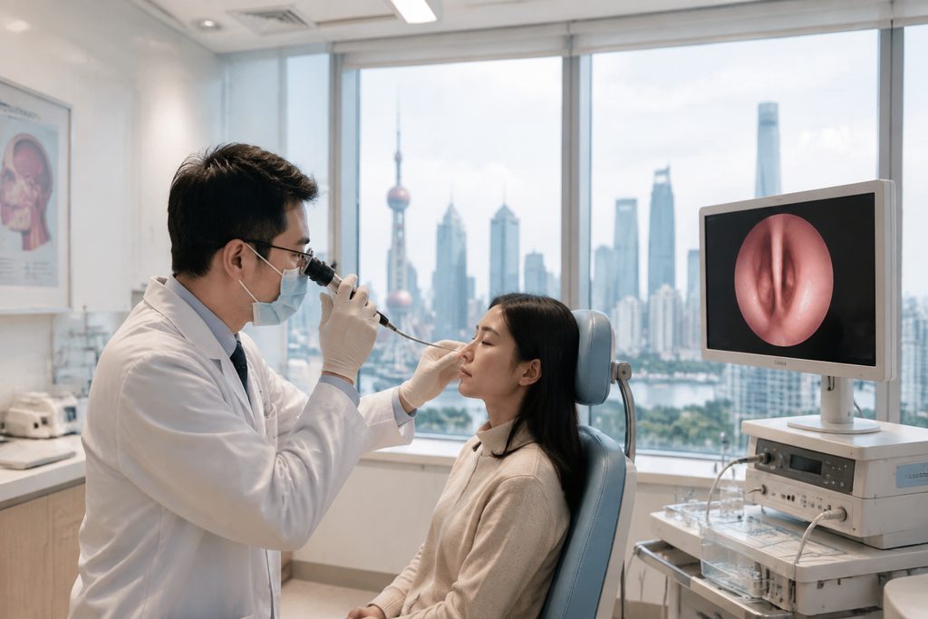 sinus surgery cost Shanghai Fudan ENT Ho - medical illustration