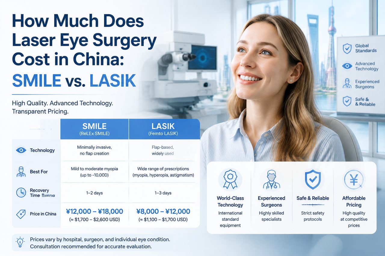 SMILE Eye Surgery Cost in China: 2025 Price Guide for Foreign Patients — SMILE eye surgery cost China