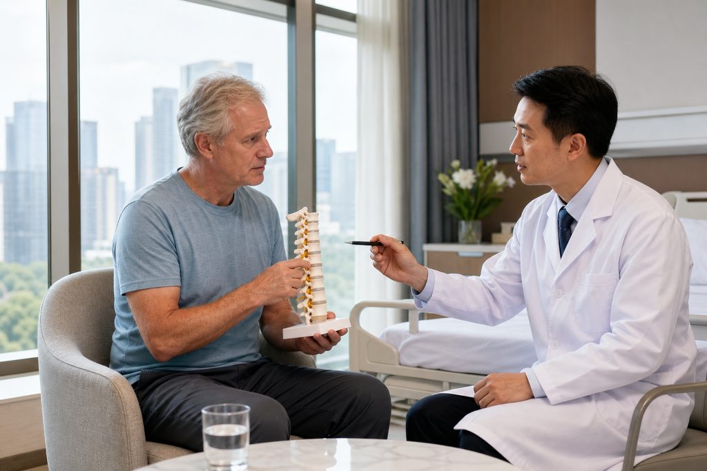 spine surgery cost China no waiting - medical illustration