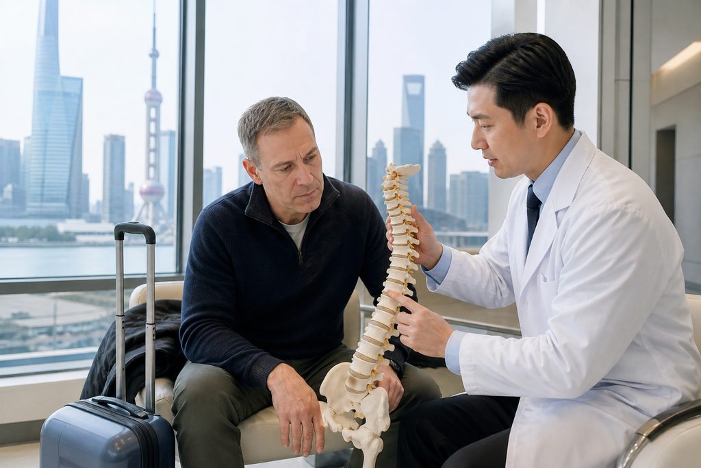 spine surgery cost China - medical illustration