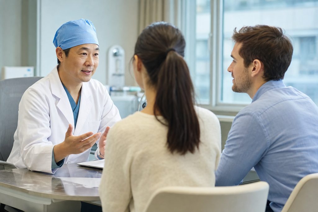 how to communicate with Chinese surgeon - medical illustration