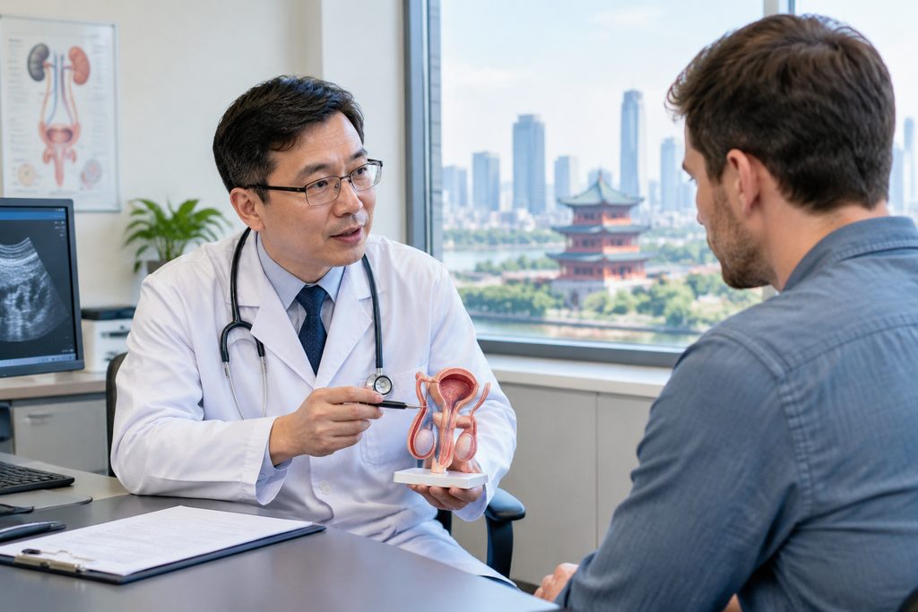 testicular surgery cost China - medical illustration