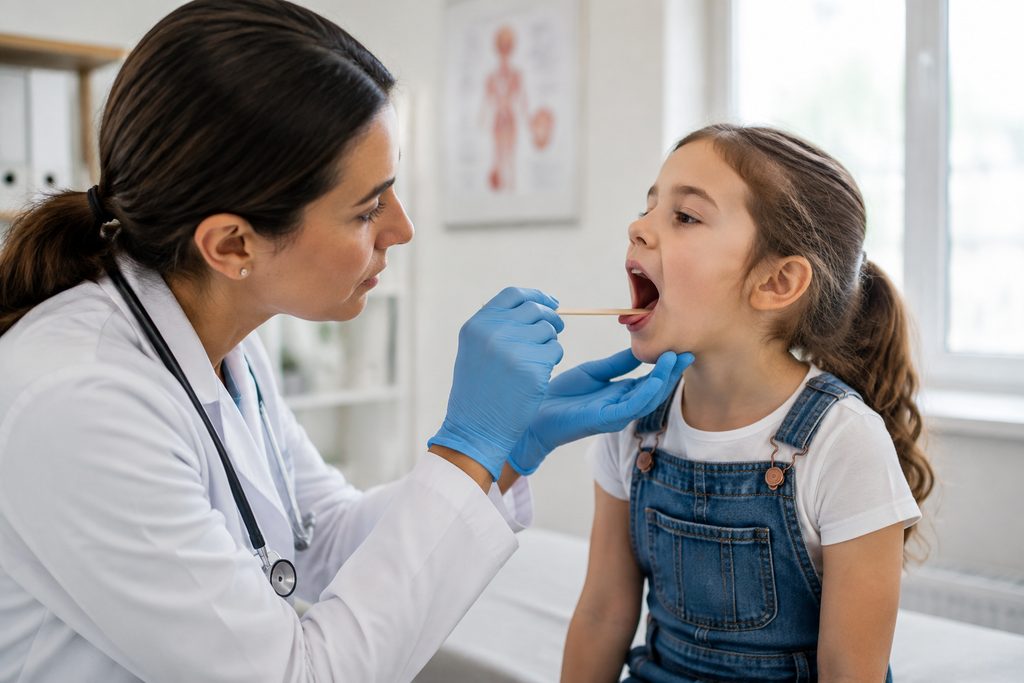 tonsillectomy cost China - medical illustration