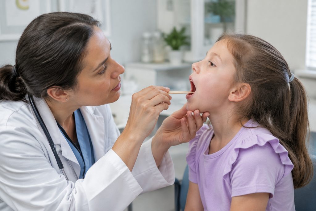 tonsillectomy cost China - medical illustration