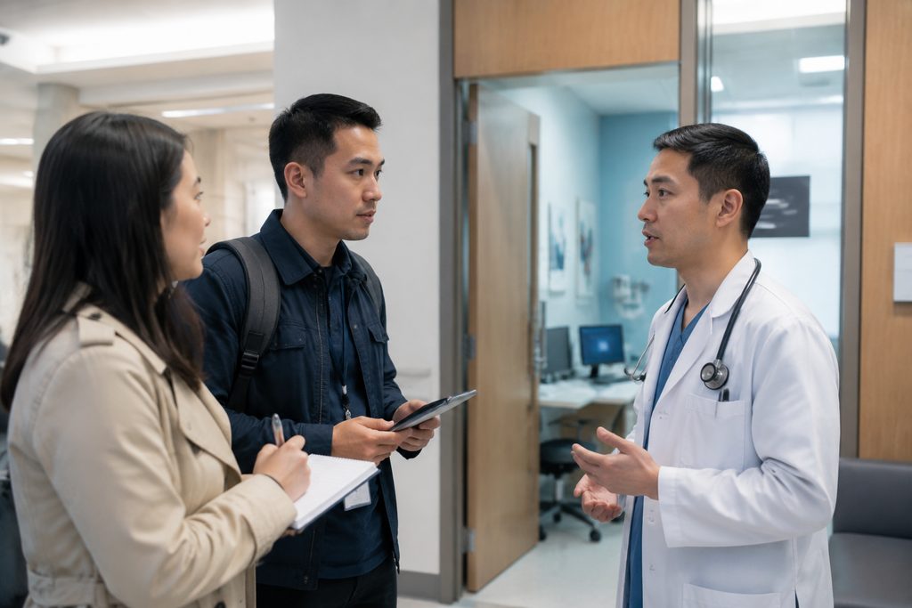 how to verify doctor credentials China - medical illustration