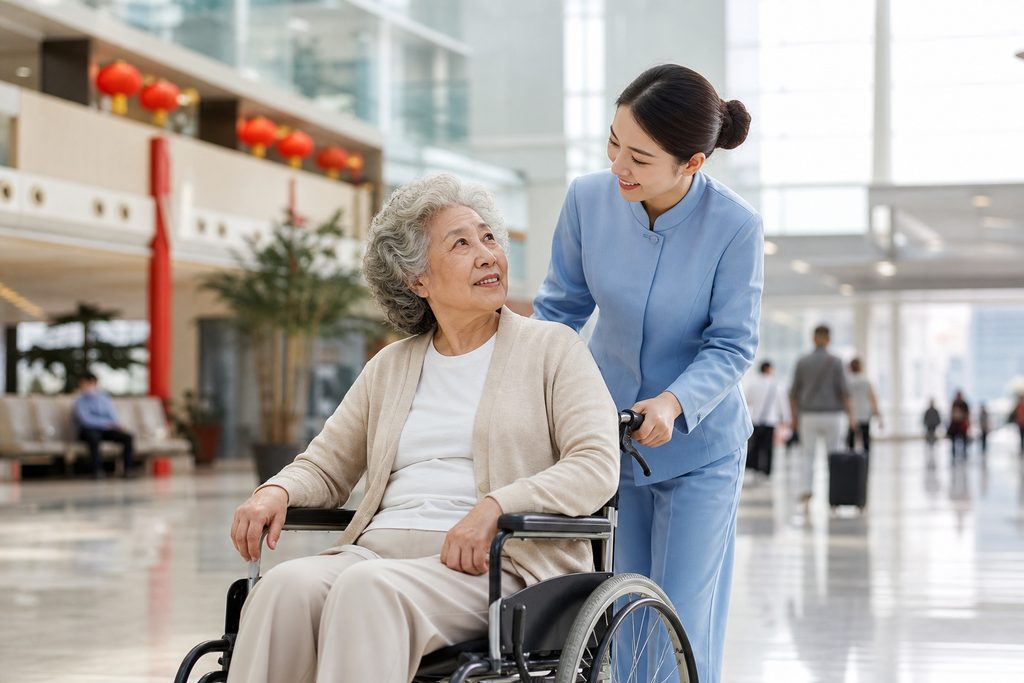 wheelchair accessible hospitals china co - medical illustration