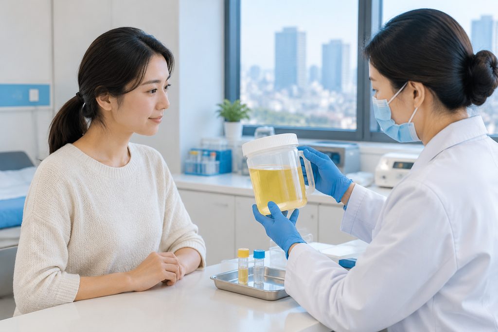 24 hour urine test cost China - medical illustration