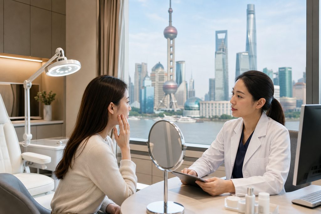 acne treatment cost Shanghai - medical illustration
