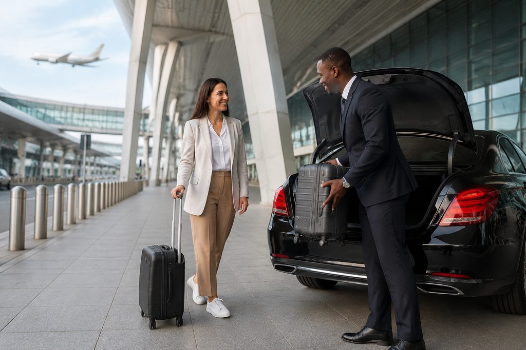 airport pickup service for international - medical illustration
