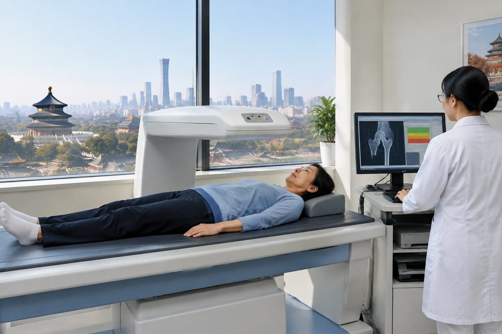 bone density test cost Beijing - medical illustration