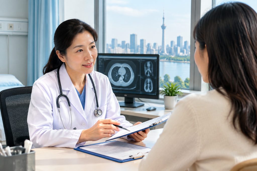 cancer screening cost Wuhan - medical illustration