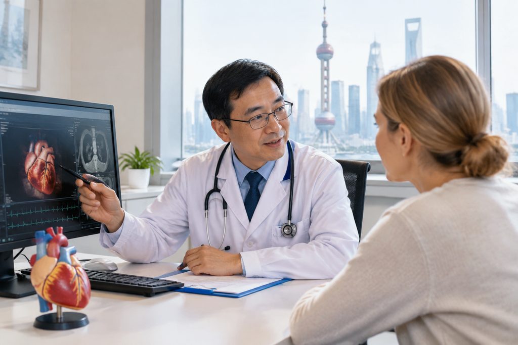 cardiac checkup cost China - medical illustration