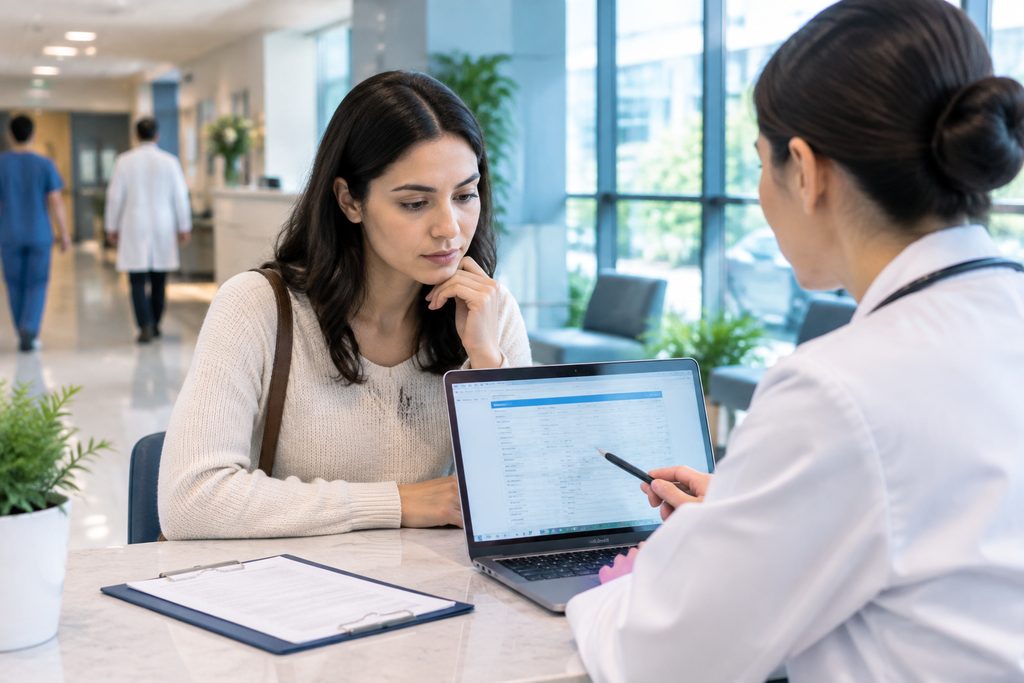 How to Check a Hospital's Fee Transparen - medical illustration