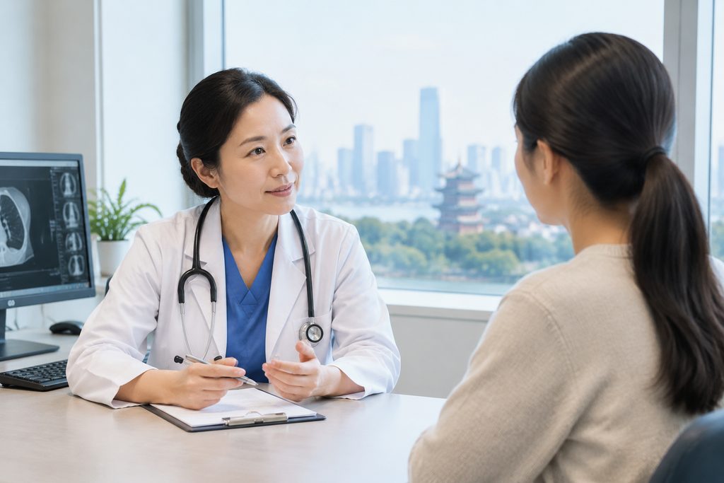 cancer screening cost China - medical illustration