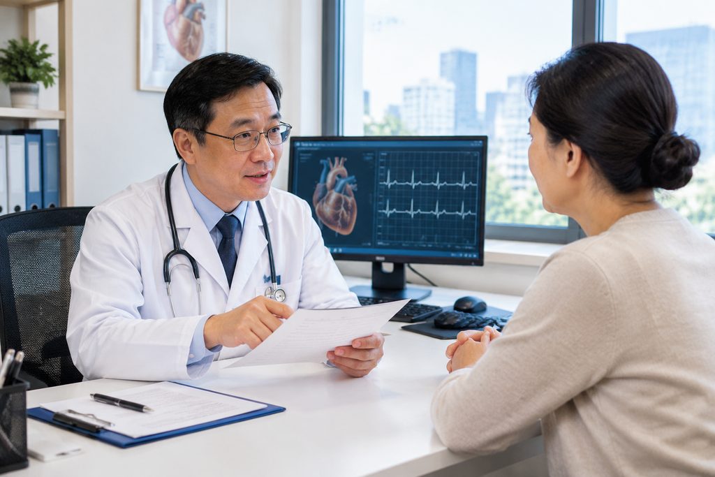 cardiac checkup cost China - medical illustration