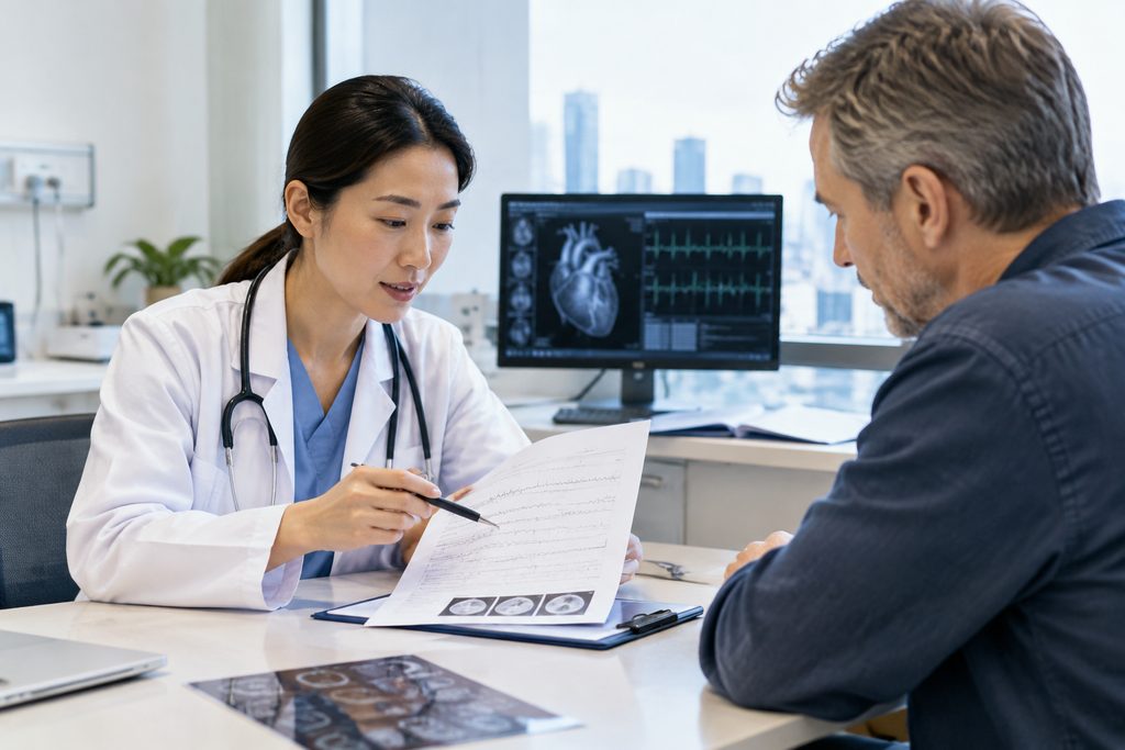 cardiac test cost China - medical illustration