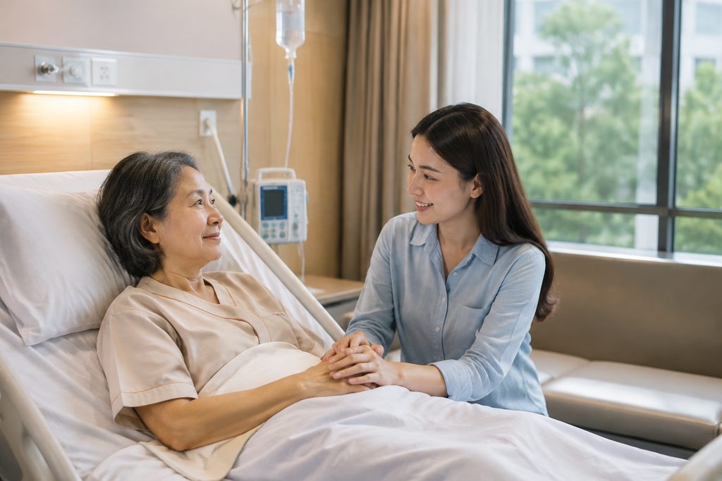 inpatient companion daily rate China - medical illustration