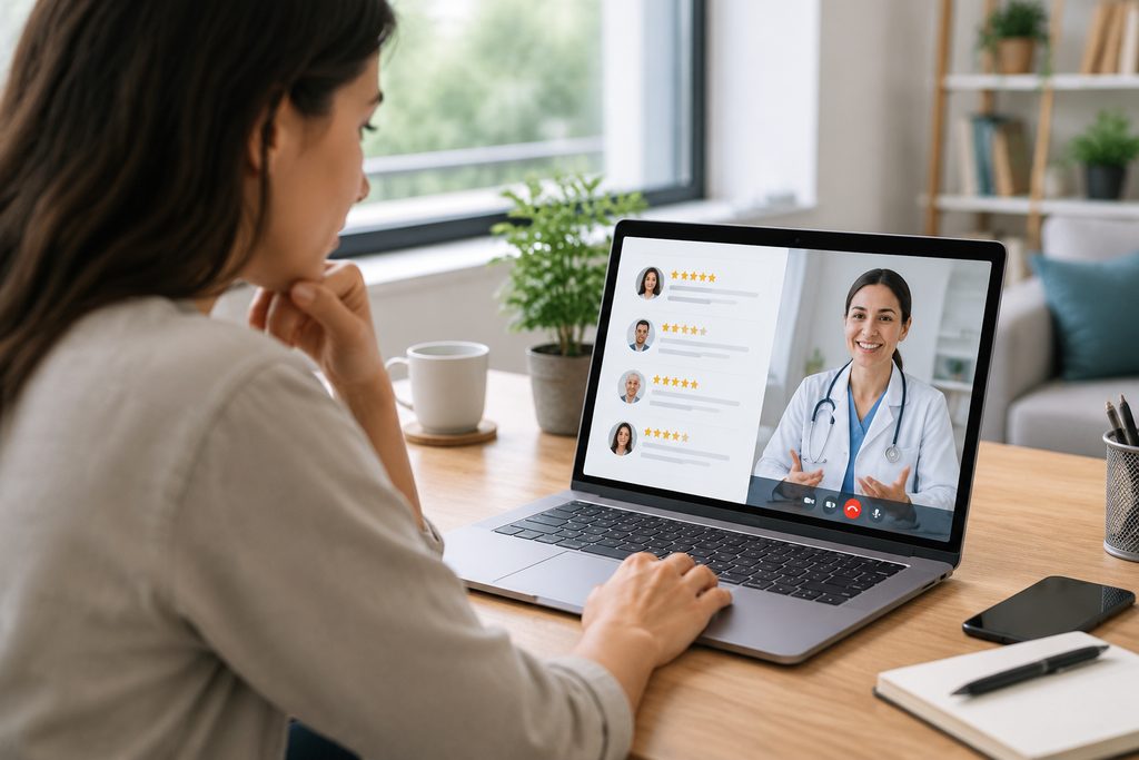 telemedicine platform China reviews - medical illustration
