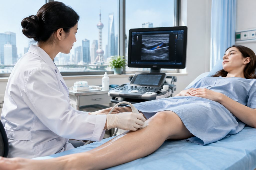 varicose vein treatment cost China - medical illustration