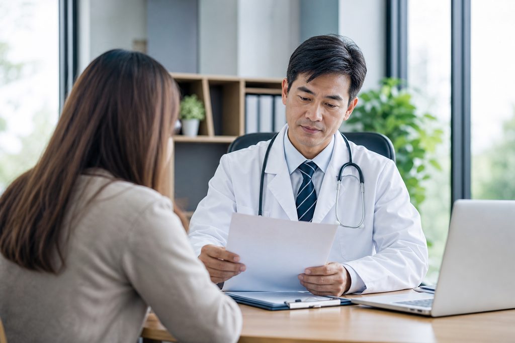 doctor note translation for insurance Ch - medical illustration
