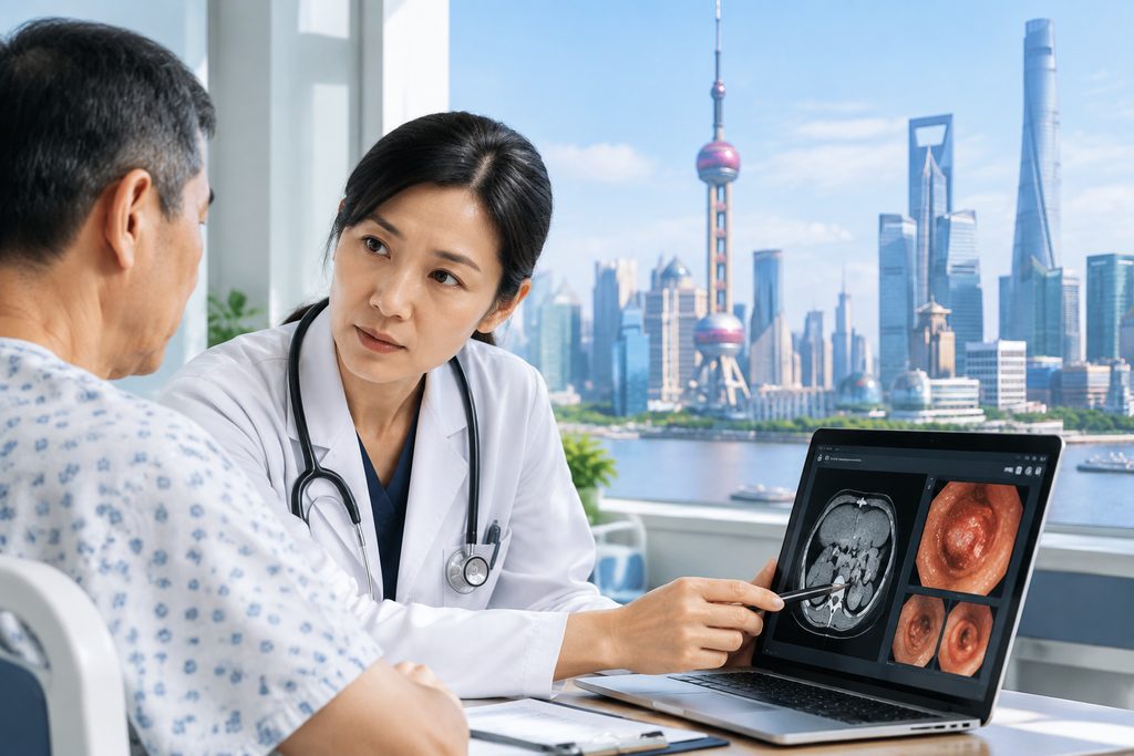 GI bleeding treatment cost China - medical illustration