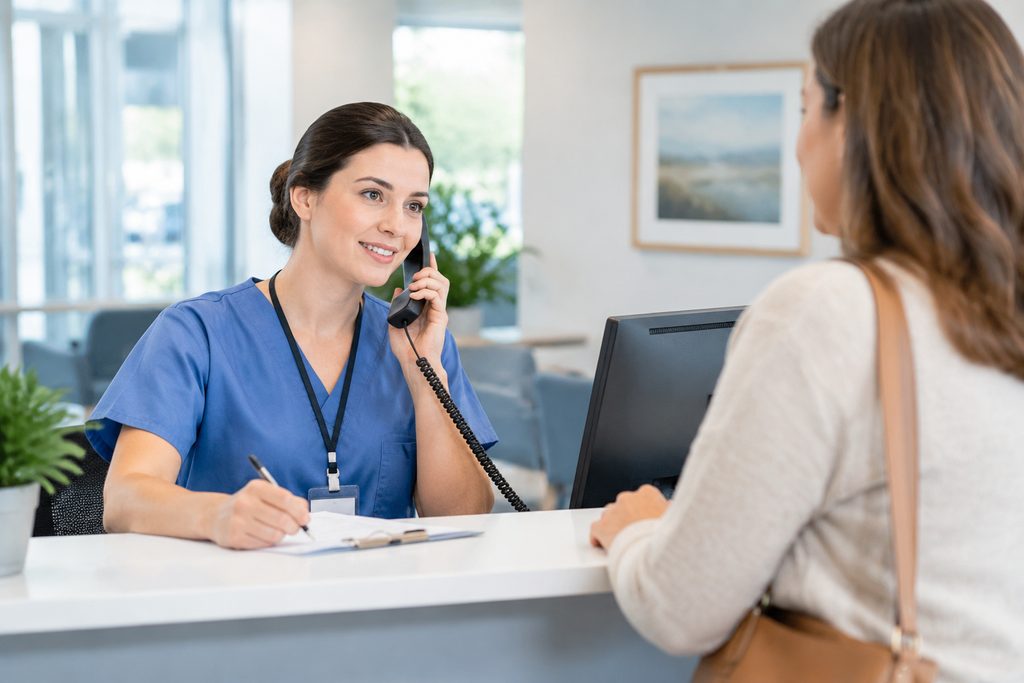 how to verify hospital contact person fo - medical illustration