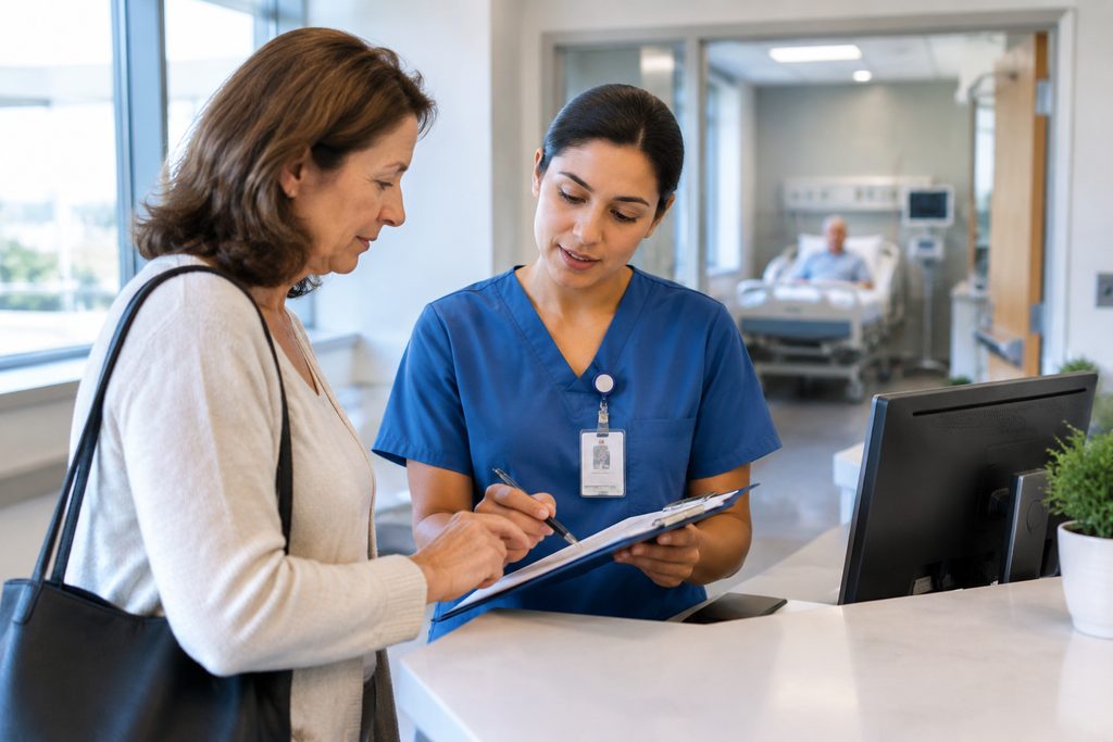 how to confirm the proxy went to the hos - medical illustration