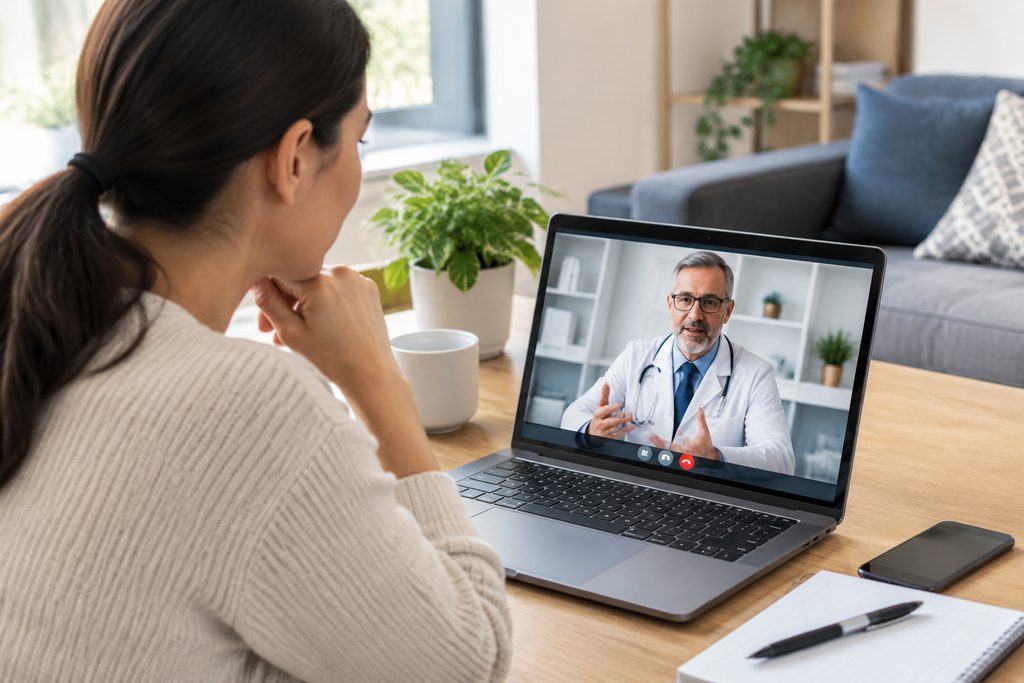 Confirm the Remote Doctor Read Your Hist - medical illustration