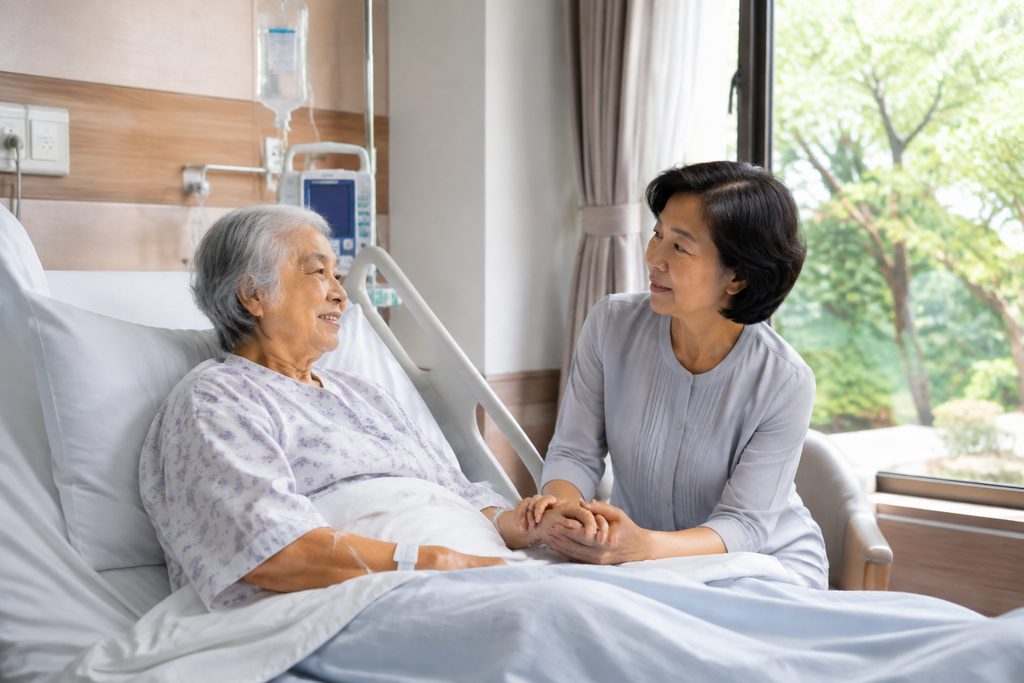 companion care service for elderly in Ch - medical illustration