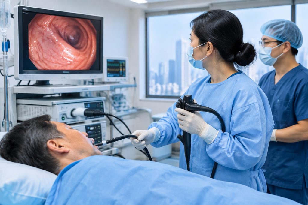 endoscopy cost China - medical illustration