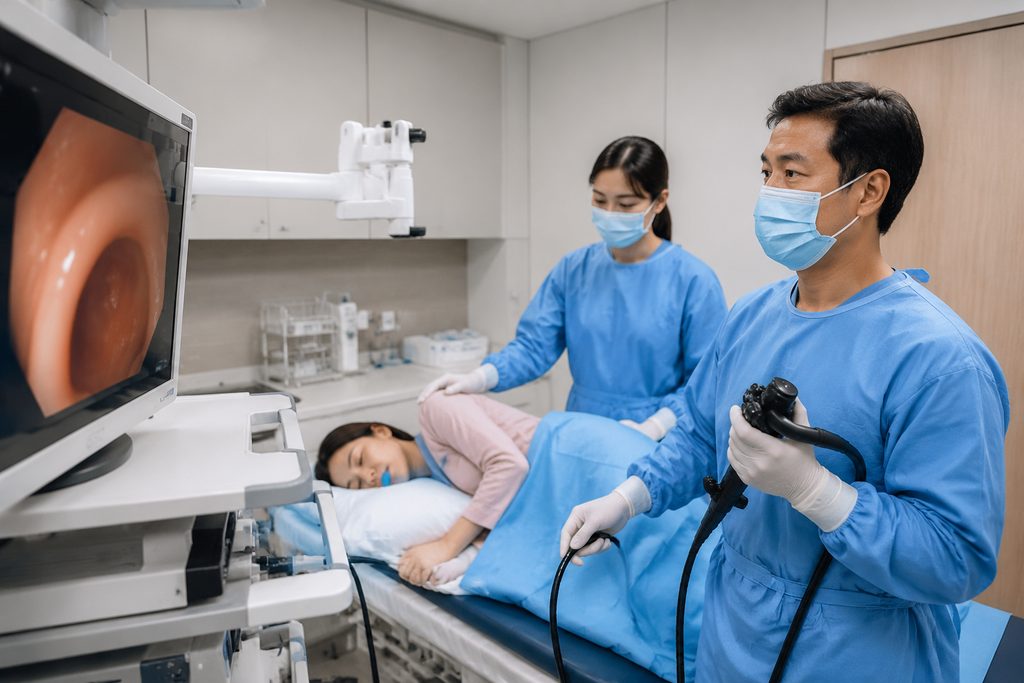 Endoscopy in China: One Sedation, Two Scopes — gastroscopy and colonoscopy cost China