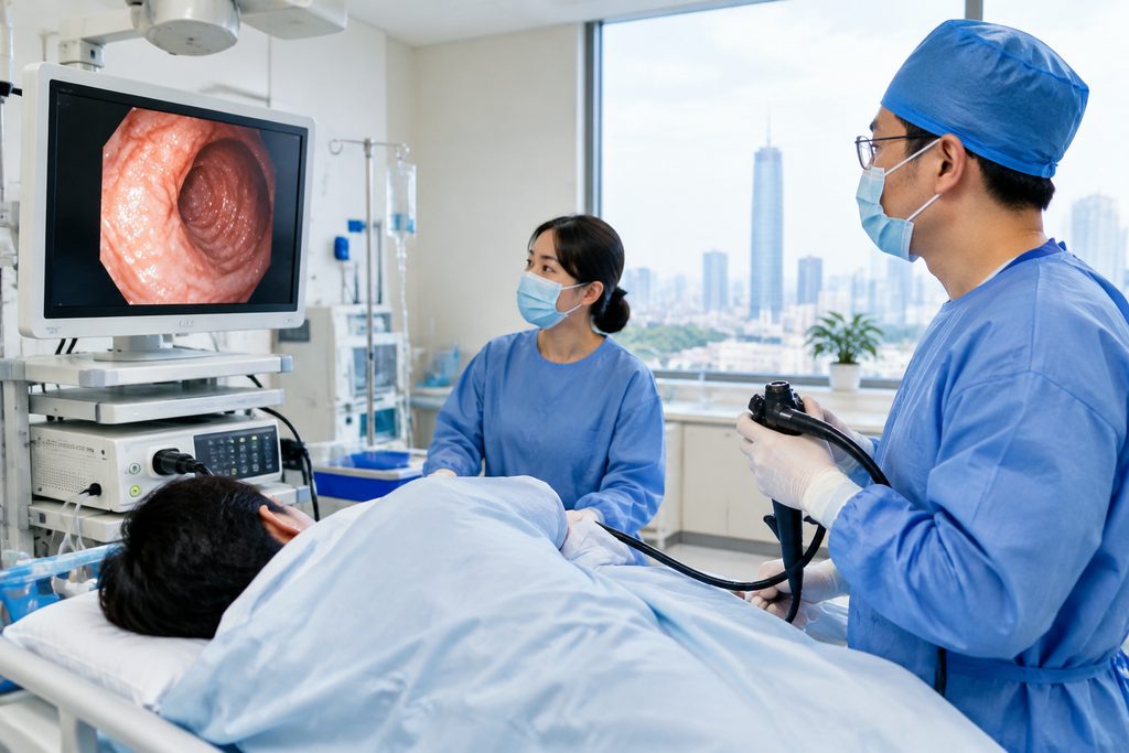 endoscopy cost China - medical illustration