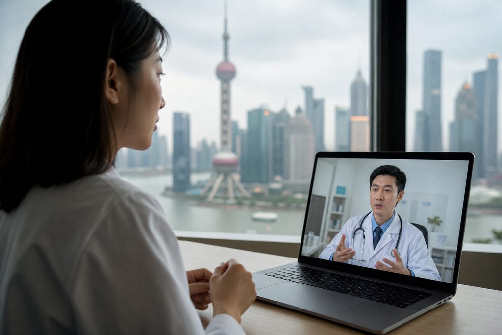 is google meet blocked in china - medical illustration