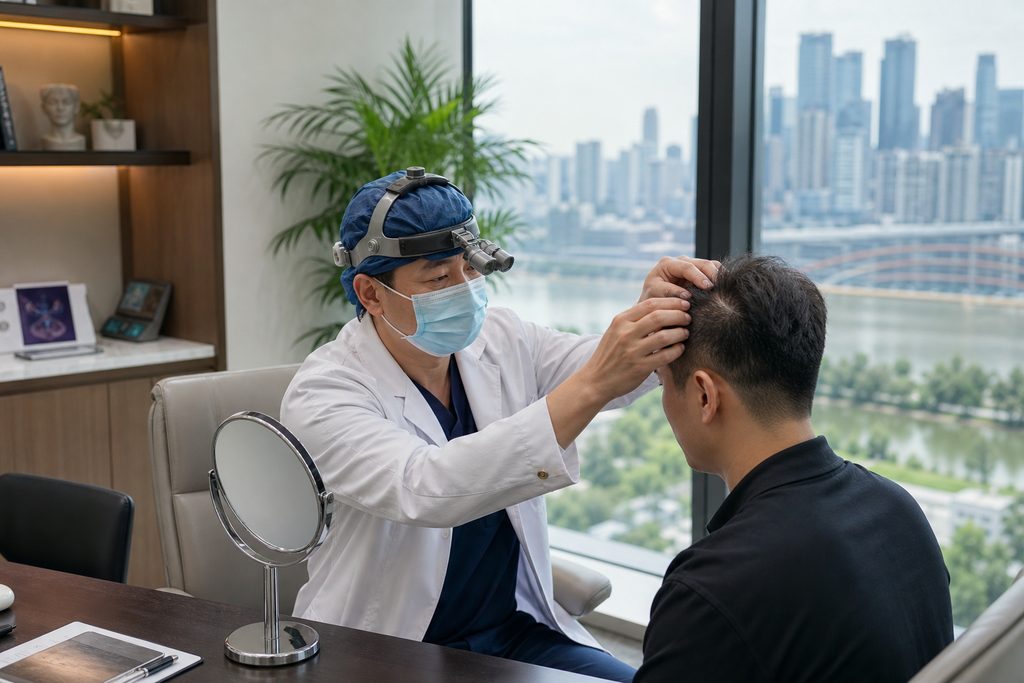 hair transplant cost Chengdu - medical illustration