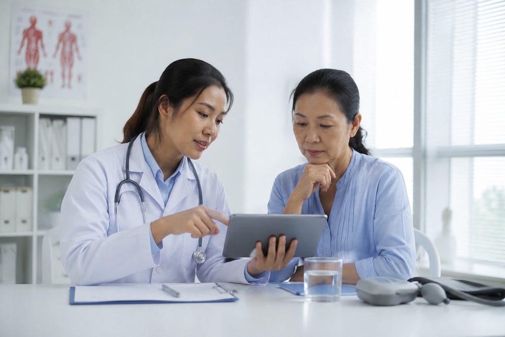 full body checkup cost China - medical illustration