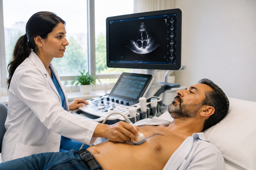 heart screening cost China - medical illustration