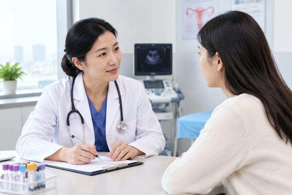 hormone checkup cost China - medical illustration