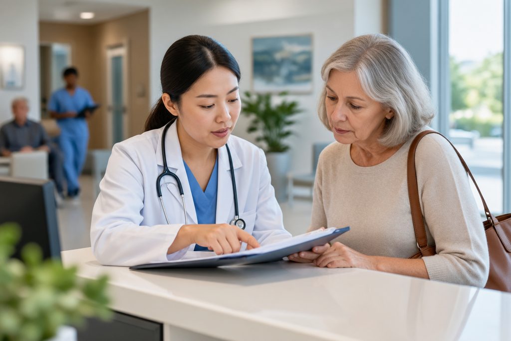 hospital medical records verification Ch - medical illustration