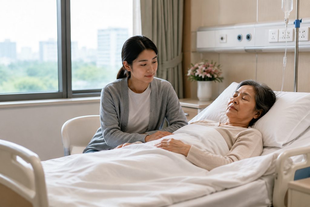 private nurse for hospital stay China co - medical illustration